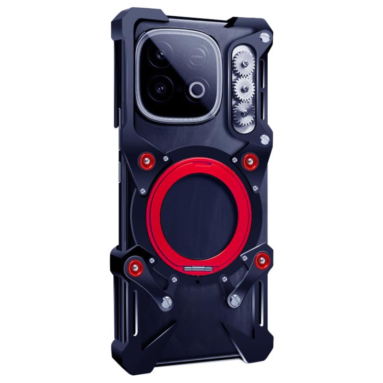 Forvivo iQOO Neo 10 Global Rotating Bracket Hollow Metal Phone Case with Lanyard