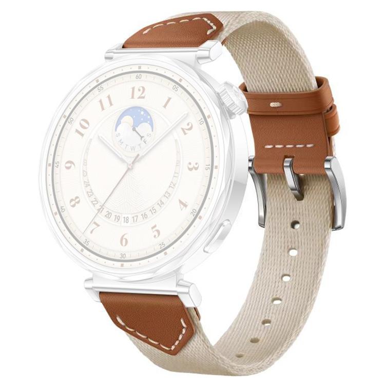 For Huawei Watch GT 5 / 4 / 3 41mm xDfind Hybrid Braid Leather Watch Band