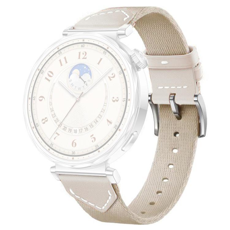For Huawei Watch GT 5 / 4 / 3 41mm xDfind Hybrid Braid Leather Watch Band