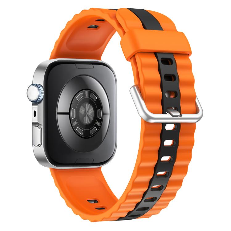 For Huawei Watch Fit 5 / Fit 5 Pro / Fit 4 Pro xDfind Sport Vertical Striped Two Color Silicone Watch Band