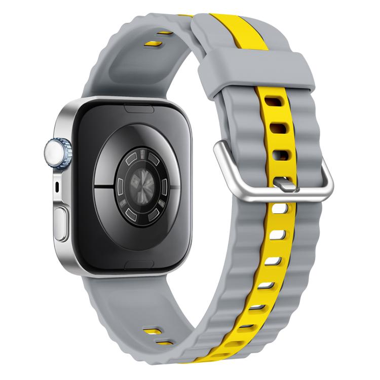 For Huawei Watch Fit 5 / Fit 5 Pro / Fit 4 Pro xDfind Sport Vertical Striped Two Color Silicone Watch Band