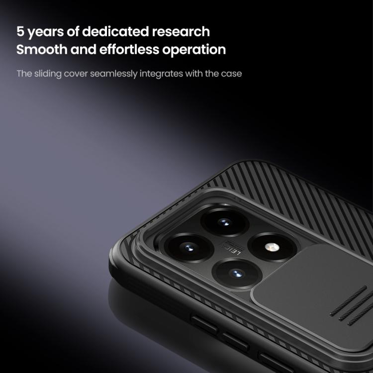 For Xiaomi 15T 5G NILLKIN CamShield Pro PC Phone Case - Black
