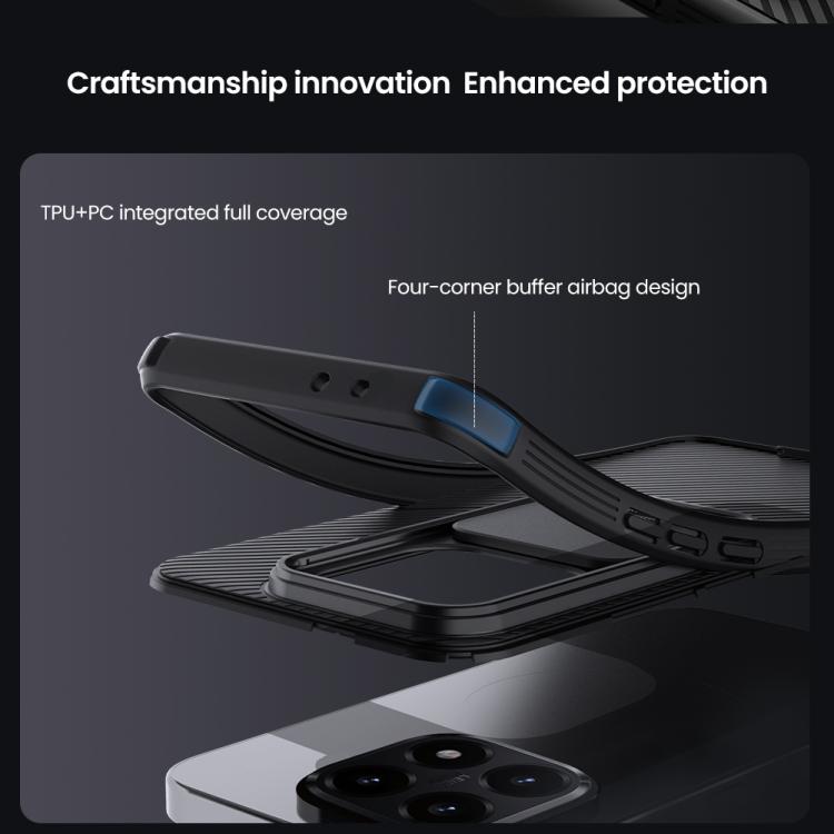 For Xiaomi 15T 5G NILLKIN CamShield Pro PC Phone Case - Black