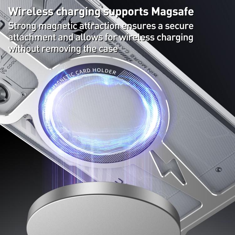 For ZTE nubia RedMagic 10 Pro / 9 Pro Hollow Borderless Magnetic MagSafe Aluminum Alloy Phone Case