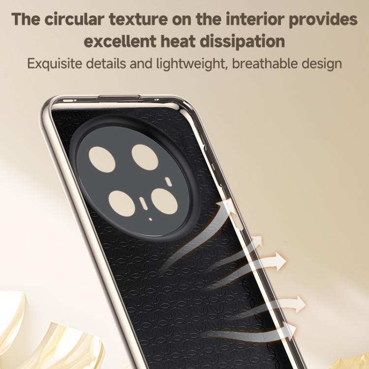 For Honor Magic7 Skin Feel Leather Texture Cooling MagSafe Phone Case with 360 Degrees Rotating Holder