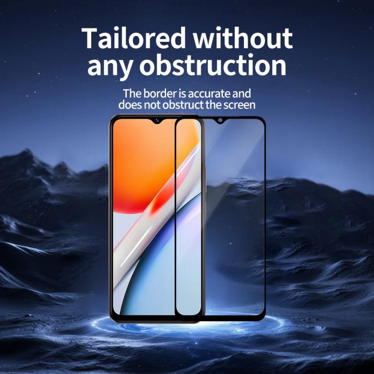 For vivo G2 Do As You Wish Silk Screen Printed HD Tempered Glass Film - Black