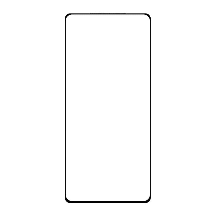 For vivo S19 Do As You Wish Silk Screen Printed HD Tempered Glass Film - Black