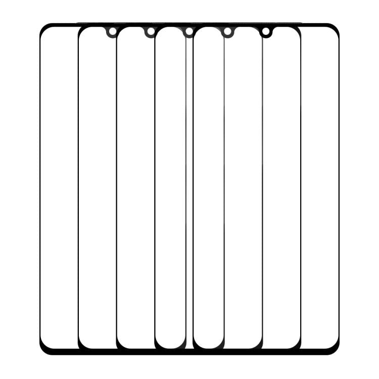 For vivo S9e 5pcs / Pack Do As You Wish Silk Screen Printed HD Tempered Glass Film - Black