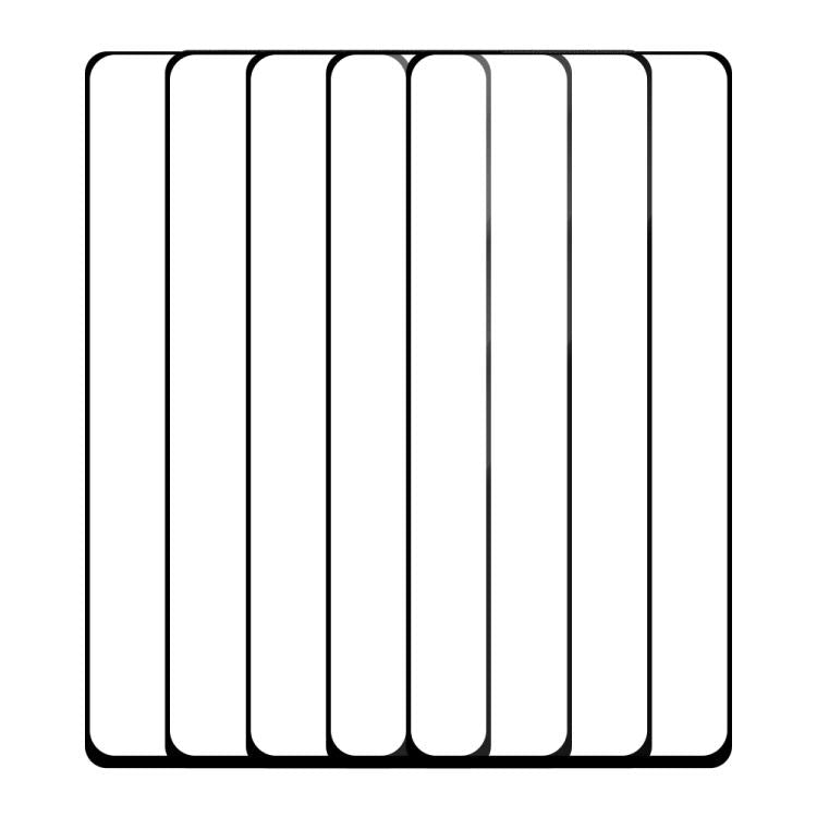 For vivo S15 5pcs / Pack Do As You Wish Silk Screen Printed HD Tempered Glass Film - Black