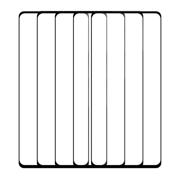 For vivo S16e 5pcs / Pack Do As You Wish Silk Screen Printed HD Tempered Glass Film - Black