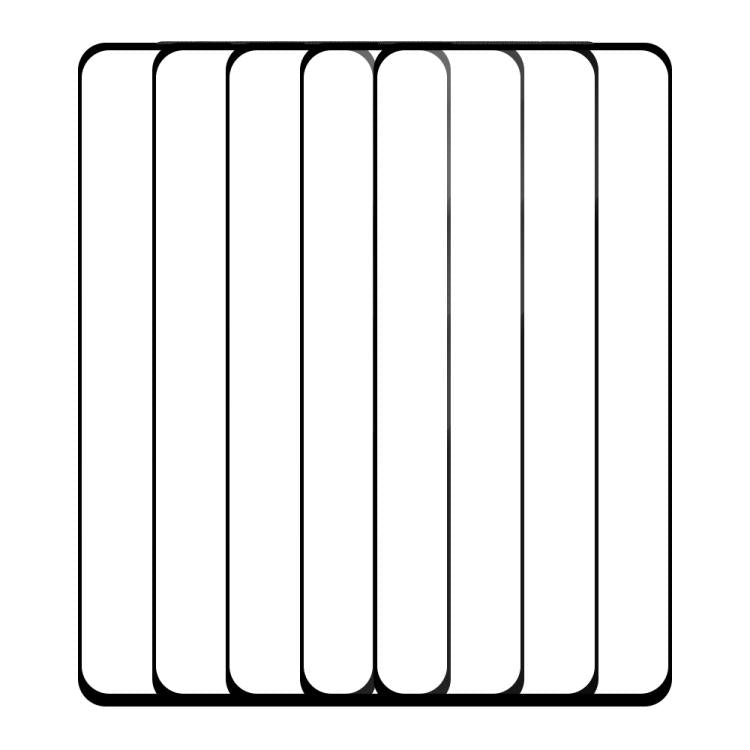 For vivo S18e 5pcs / Pack Do As You Wish Silk Screen Printed HD Tempered Glass Film - Black
