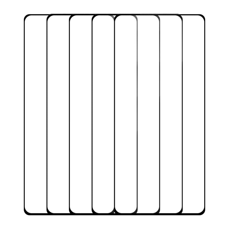 For vivo S19 5pcs / Pack Do As You Wish Silk Screen Printed HD Tempered Glass Film - Black