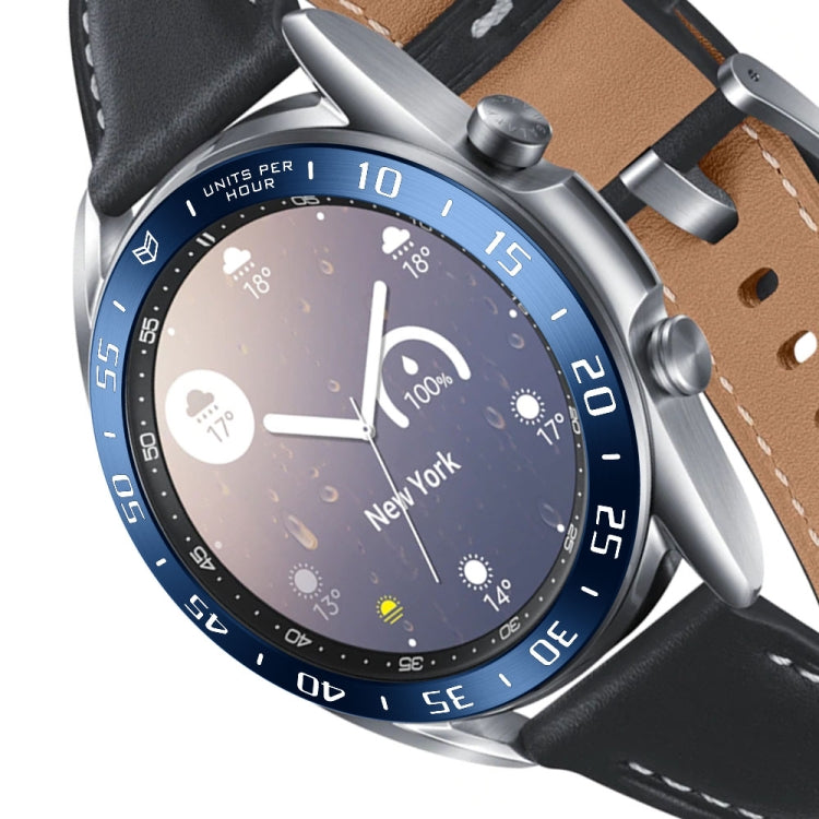 For Samsung Galaxy Watch 3 41mm Smart Watch Steel Bezel Ring, A Version