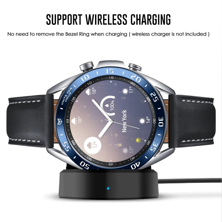 For Samsung Galaxy Watch 3 41mm Smart Watch Steel Bezel Ring, A Version