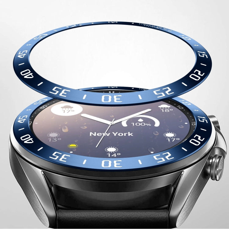 For Samsung Galaxy Watch 3 41mm Smart Watch Steel Bezel Ring, A Version