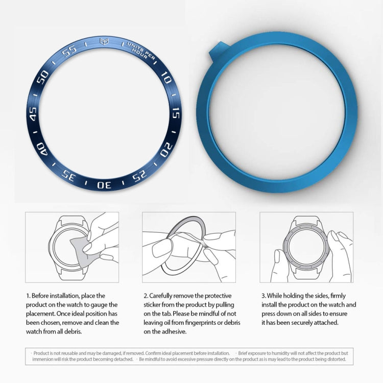For Samsung Galaxy Watch 3 41mm Smart Watch Steel Bezel Ring, A Version