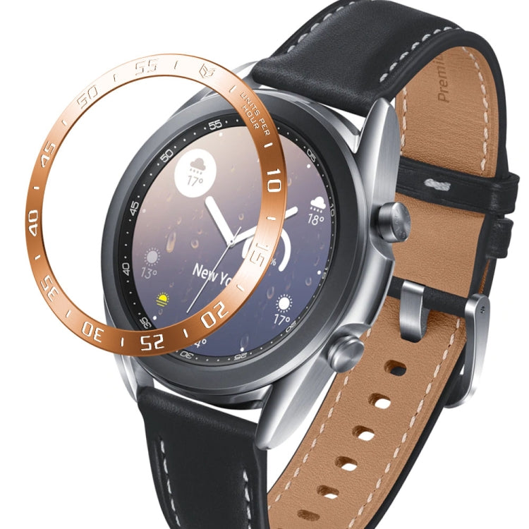 For Samsung Galaxy Watch 3 41mm Smart Watch Steel Bezel Ring, A Version