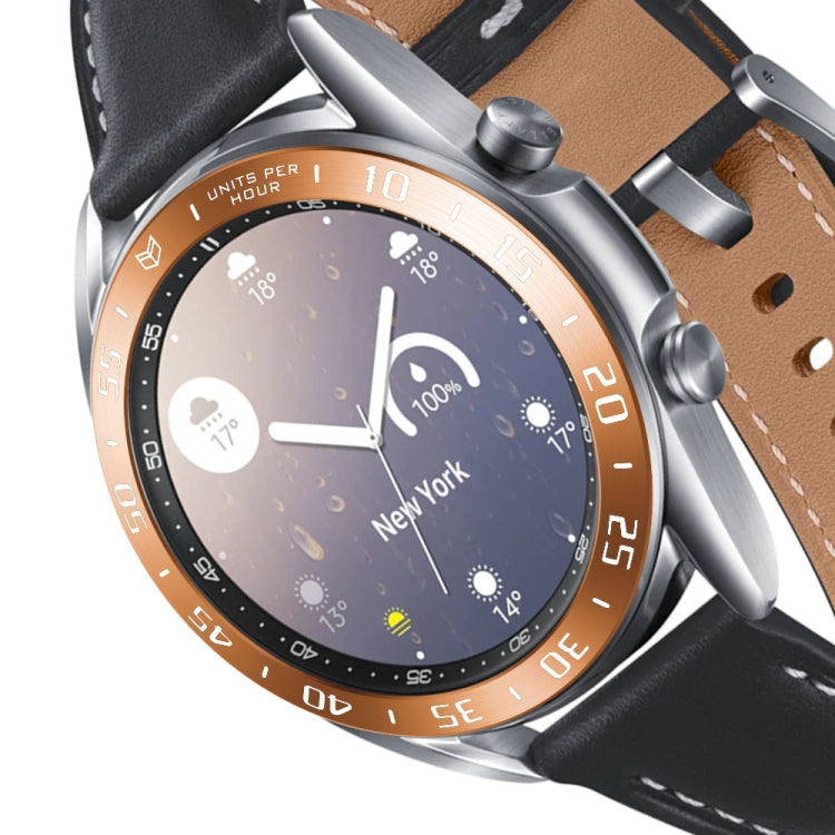 For Samsung Galaxy Watch 3 41mm Smart Watch Steel Bezel Ring, A Version