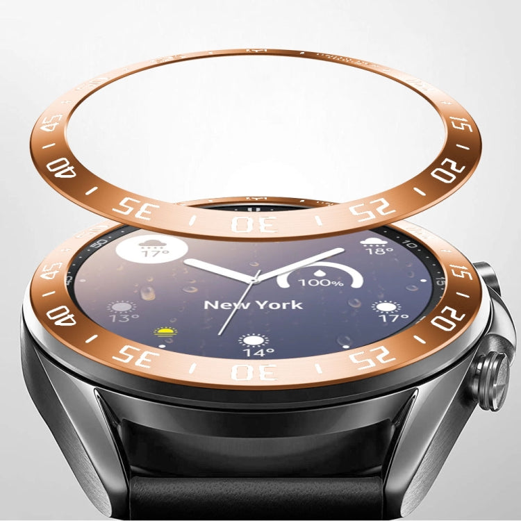 For Samsung Galaxy Watch 3 41mm Smart Watch Steel Bezel Ring, A Version