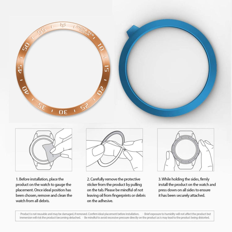 For Samsung Galaxy Watch 3 41mm Smart Watch Steel Bezel Ring, A Version