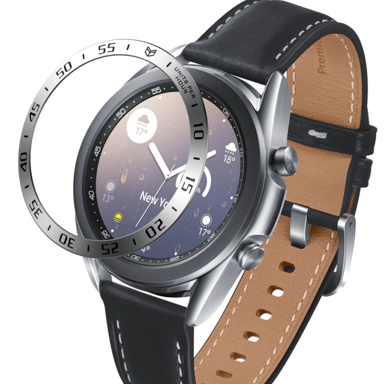 For Samsung Galaxy Watch 3 41mm Smart Watch Steel Bezel Ring, A Version