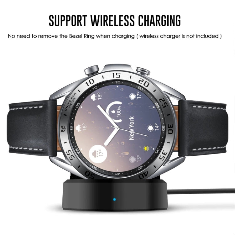 For Samsung Galaxy Watch 3 41mm Smart Watch Steel Bezel Ring, A Version