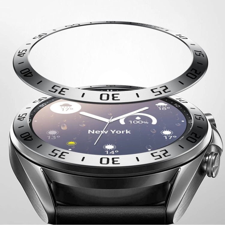 For Samsung Galaxy Watch 3 41mm Smart Watch Steel Bezel Ring, A Version