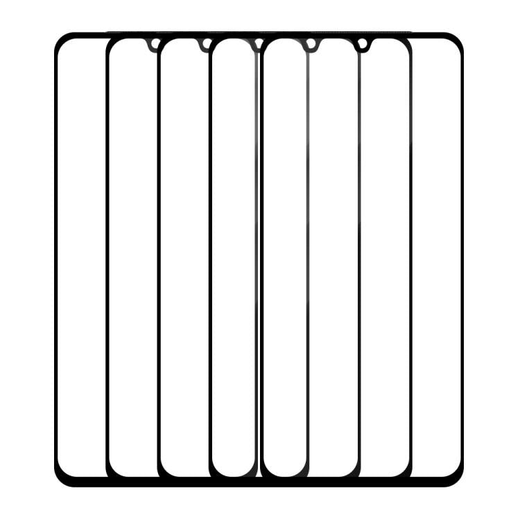 For vivo V25 / V25e 5pcs / Pack Do As You Wish Silk Screen Printed HD Tempered Glass Film - Black