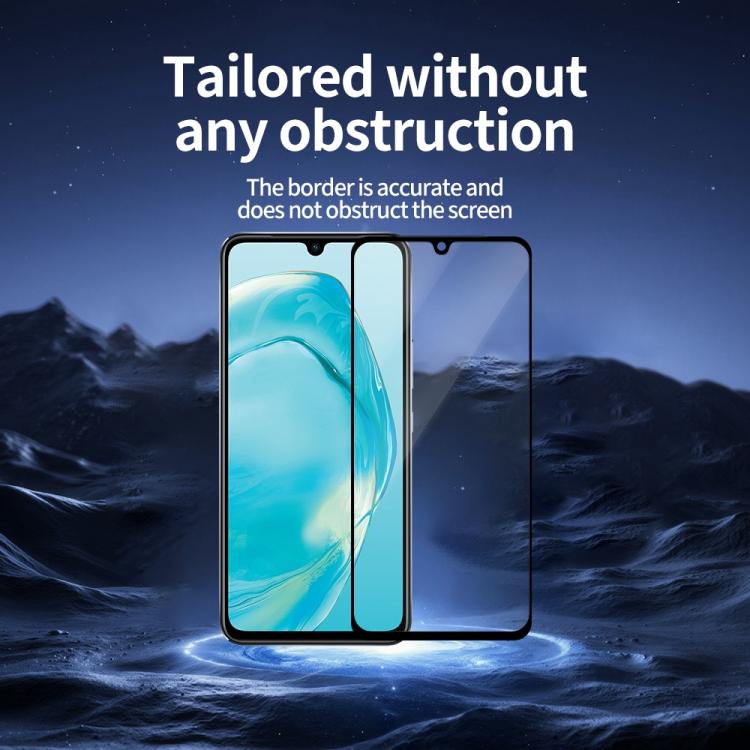 For vivo V25 / V25e 5pcs / Pack Do As You Wish Silk Screen Printed HD Tempered Glass Film - Black