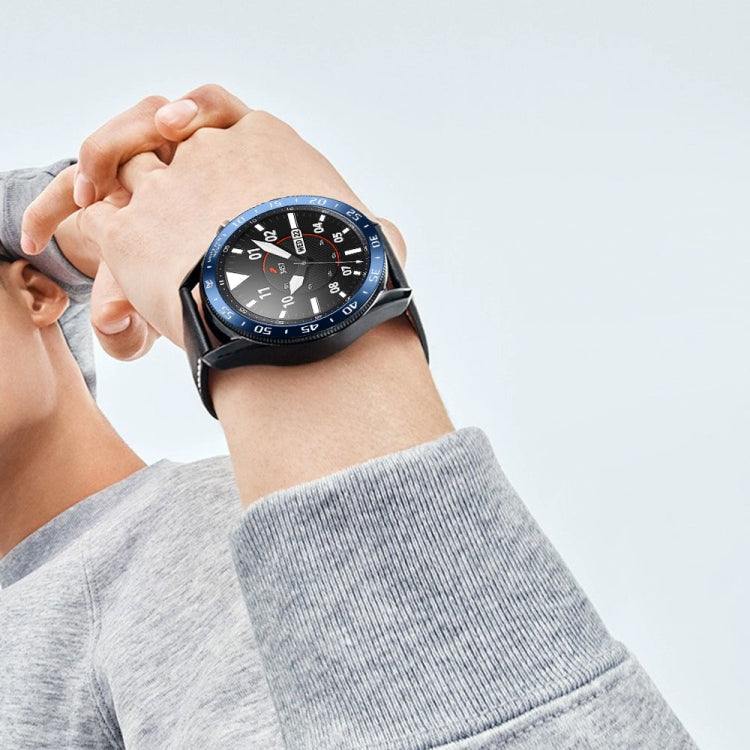 For Samsung Galaxy Watch 3 45mm Smart Watch Steel Bezel Ring, A Version