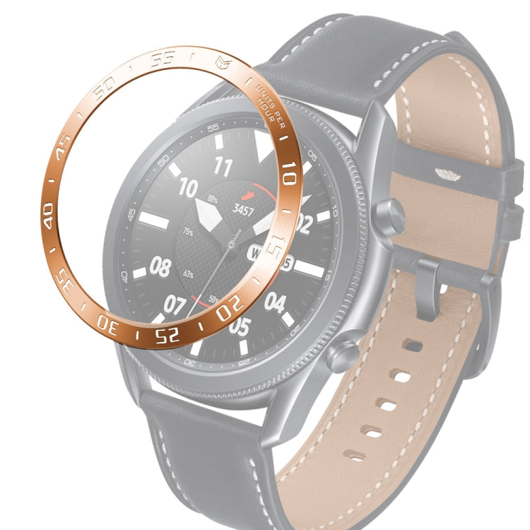 For Samsung Galaxy Watch 3 45mm Smart Watch Steel Bezel Ring, A Version