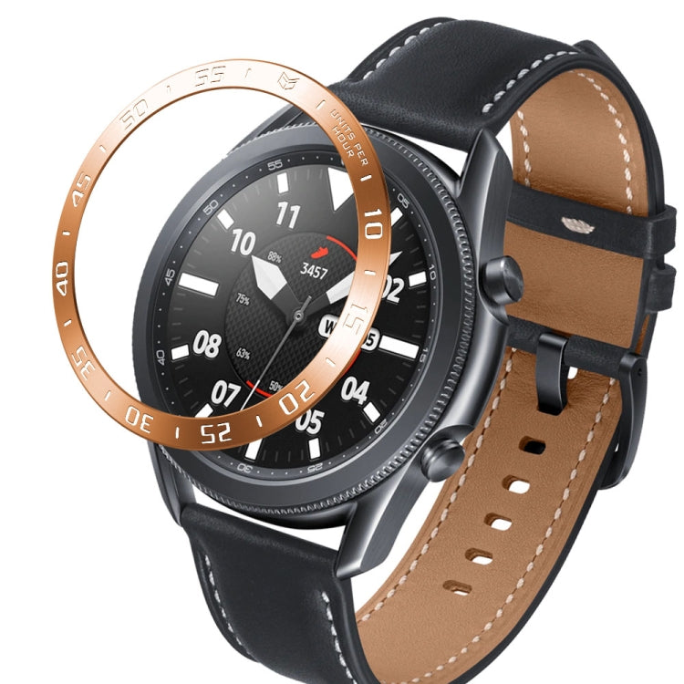 For Samsung Galaxy Watch 3 45mm Smart Watch Steel Bezel Ring, A Version