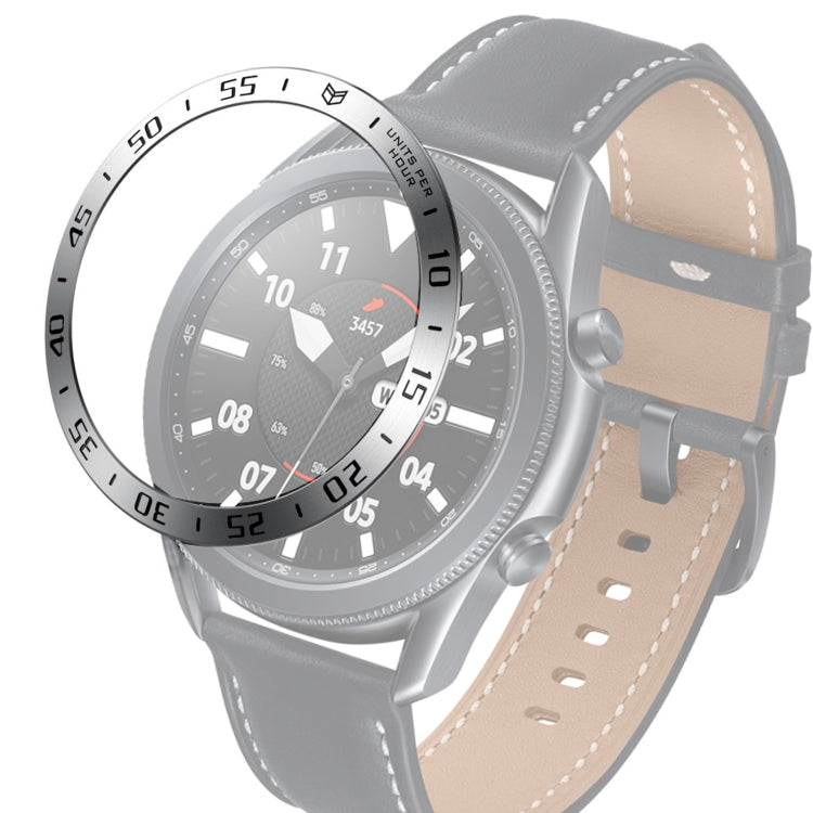 For Samsung Galaxy Watch 3 45mm Smart Watch Steel Bezel Ring, A Version