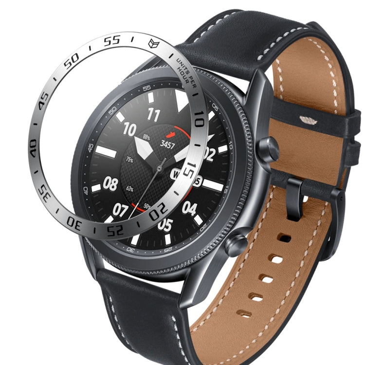 For Samsung Galaxy Watch 3 45mm Smart Watch Steel Bezel Ring, A Version