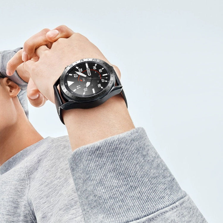 For Samsung Galaxy Watch 3 45mm Smart Watch Steel Bezel Ring, A Version