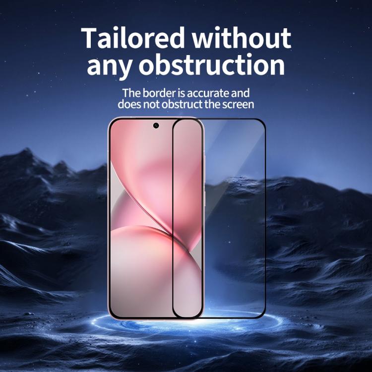 For vivo X200 Pro mini 5pcs / Pack Do As You Wish Silk Screen Printed HD Tempered Glass Film - Black