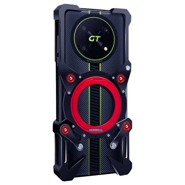 For Honor X40 GT Rotating Bracket Hollow Metal Phone Case with Lanyard