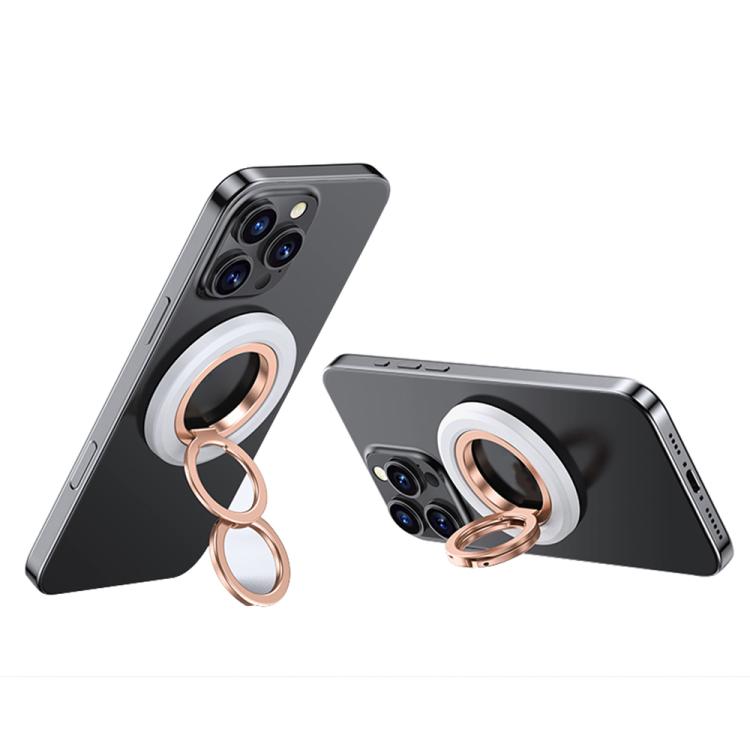360 Degree Rotation Double Ring Magnetic MagSafe Phone Holder
