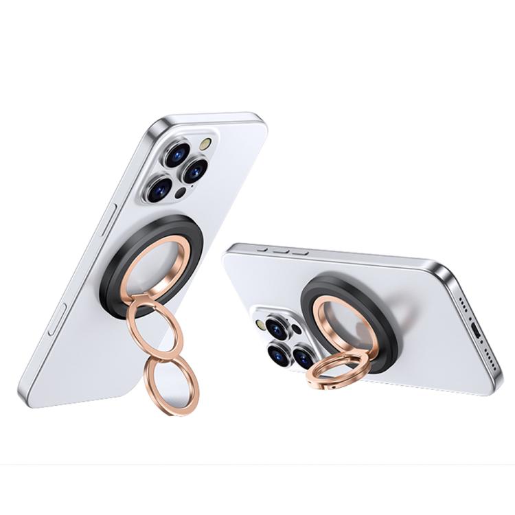 360 Degree Rotation Double Ring Magnetic MagSafe Phone Holder
