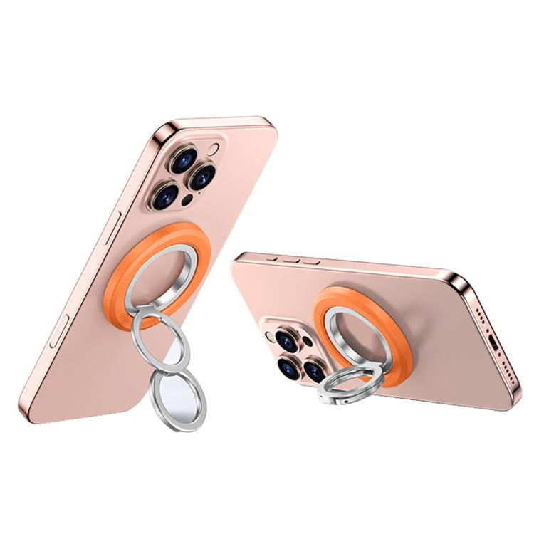 360 Degree Rotation Double Ring Magnetic MagSafe Phone Holder