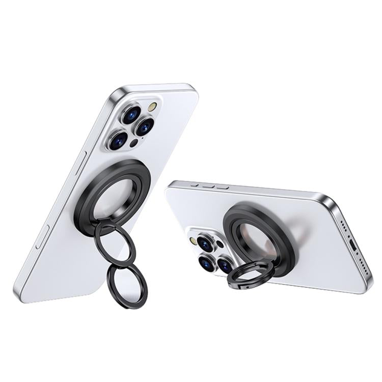 360 Degree Rotation Double Ring Magnetic MagSafe Phone Holder