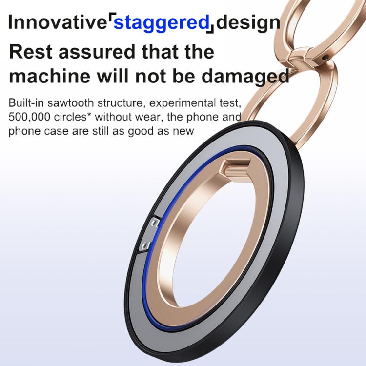 360 Degree Rotation Double Ring Magnetic MagSafe Phone Holder