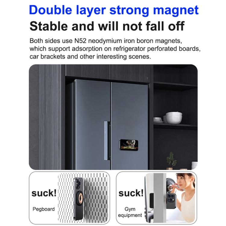 360 Degree Rotation Double Ring Magnetic MagSafe Phone Holder