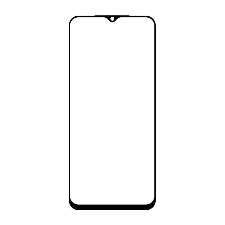 For vivo Y03 Do As You Wish Silk Screen Printed HD Tempered Glass Film - Black