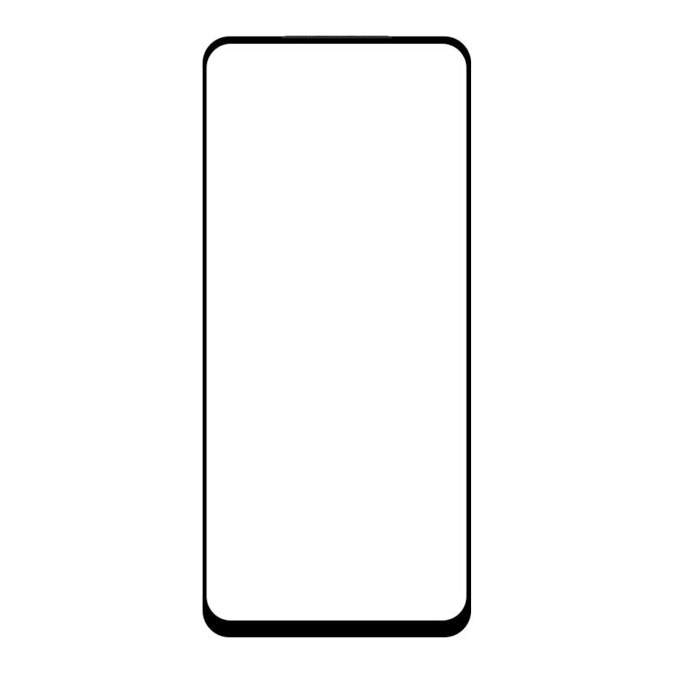 For vivo Y19s Do As You Wish Silk Screen Printed HD Tempered Glass Film - Black