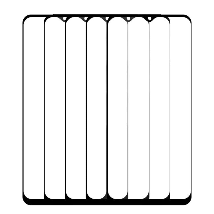For vivo Y15a / Y15s 5pcs / Pack Do As You Wish Silk Screen Printed HD Tempered Glass Film - Black