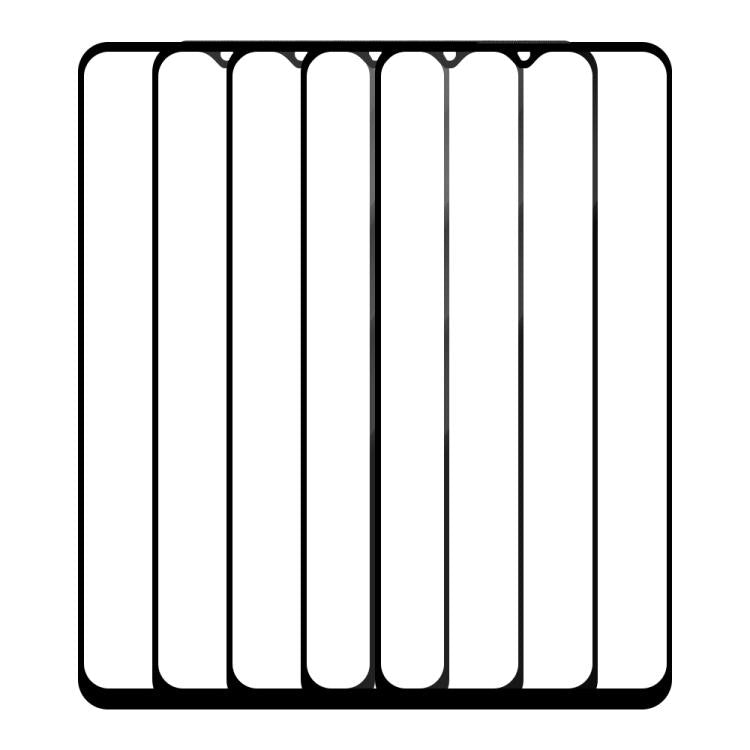 For vivo Y17s 5pcs / Pack Do As You Wish Silk Screen Printed HD Tempered Glass Film - Black