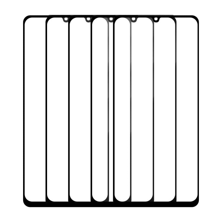 For vivo Y19 5pcs / Pack Do As You Wish Silk Screen Printed HD Tempered Glass Film - Black
