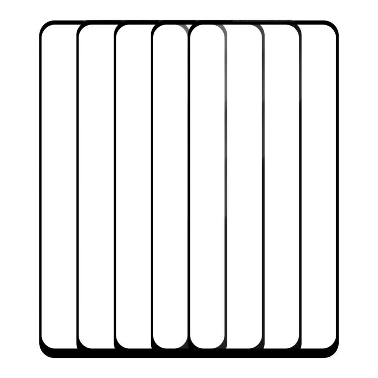 For vivo Y19s 5pcs / Pack Do As You Wish Silk Screen Printed HD Tempered Glass Film - Black
