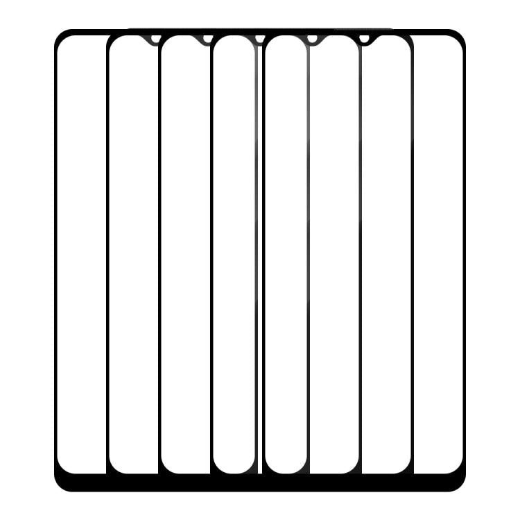For vivo Y20 / Y20i / Y20A / Y20s 5pcs / Pack Do As You Wish Silk Screen Printed HD Tempered Glass Film - Black